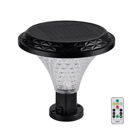 ไฟหัวเสา SOLAR BEC HAWAII-O 40 วัตต์ DAYLIGHT/COOL WHITE/WARM WHITE สีดำ_0