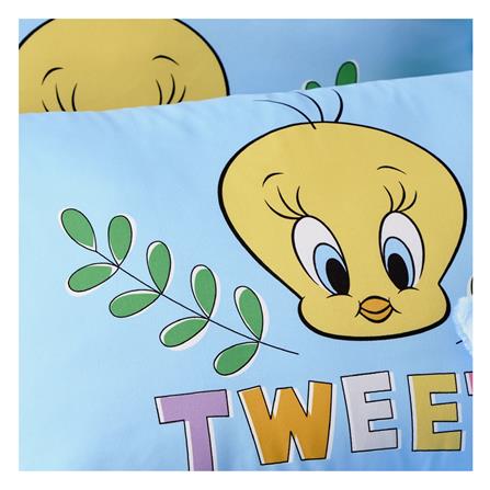 ชุดผ้าปูที่นอน 5 ฟุต (ชุด 6 ชิ้น) PREMIER SATIN TWEETYS FJ006_3