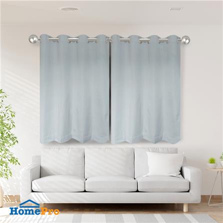 ผ้าม่าน EYELET HOME LIVING STYLE TIME UV 140X160 ซม. สีเทา_3