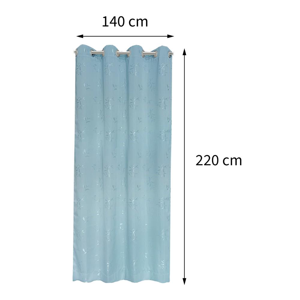 ผ้าม่าน EYELET HOME LIVING STYLE ERNET UV 140X220 ซม. สีฟ้า