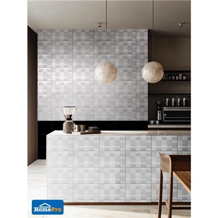 กระเบื้องผนัง 25x40 ซม. TARA คอร์เดียร์ ไลท์เกรย์ A 1 ตร.ม._2