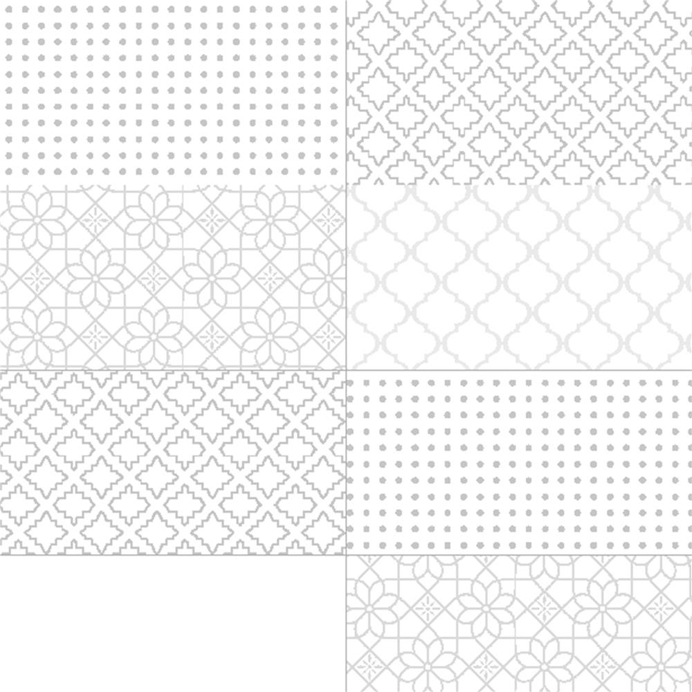 กระเบื้องผนัง 25x40 ซม. TARA เมไลน่า ไลท์เกรย์ A 1 ตร.ม.