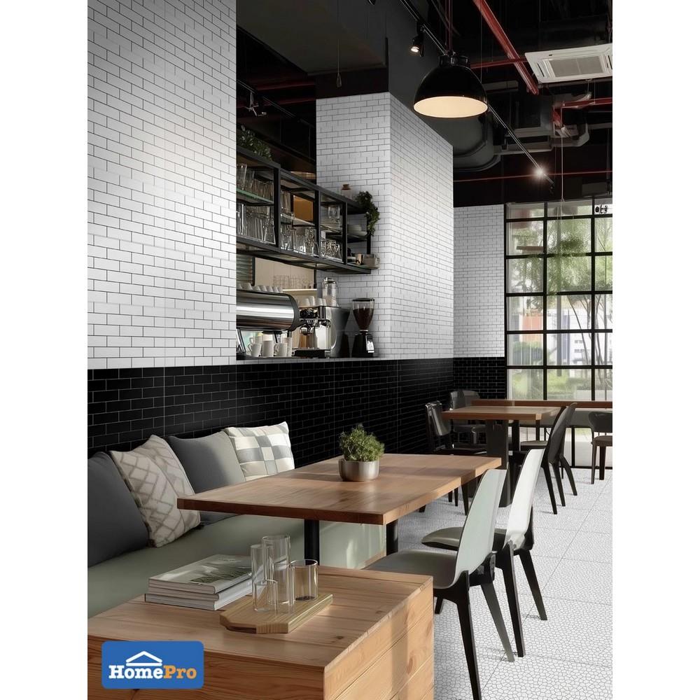 กระเบื้องผนัง 25x40 ซม. TARA ดัสติน บริค ไวท์ A 1 ตร.ม.