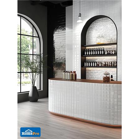 กระเบื้องผนัง 25x40 ซม. TARA ดัสติน บริค ไวท์ A 1 ตร.ม._5