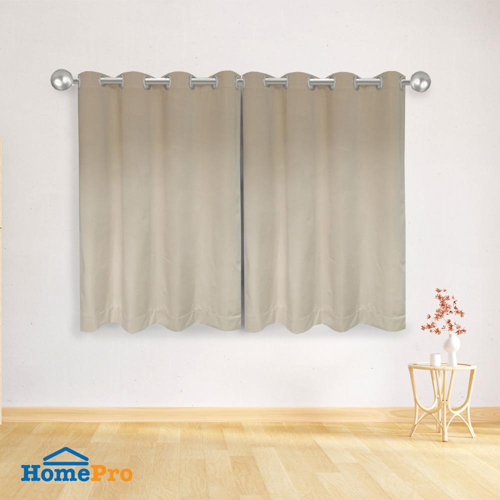 ผ้าม่าน EYELET HOME LIVING STYLE TIME UV 140X160 ซม. สีครีม