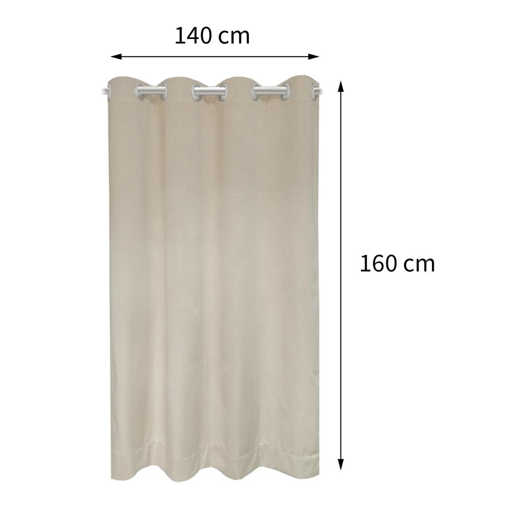 ผ้าม่าน EYELET HOME LIVING STYLE TIME UV 140X160 ซม. สีครีม