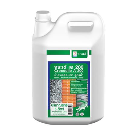 น้ำยาเคลือบเงาพื้น จระเข้ A 200 5 ลิตร สีใส_0
