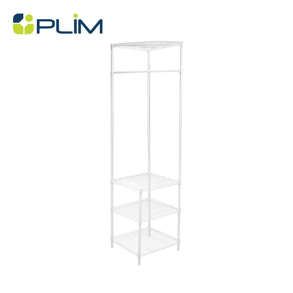 โครงตู้ราวแขวนเข้ามุม PLIM PEARL 45X45X180 ซม. สีขาว_0