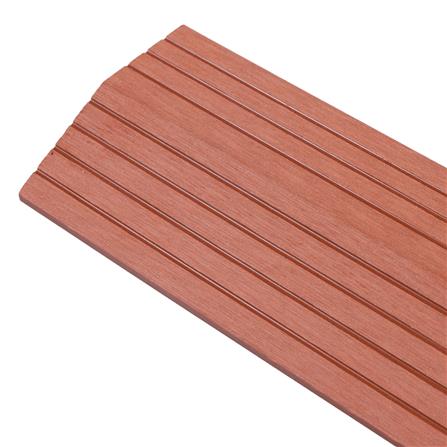 ตัวจบทางเท้า WPC ลายตรง SPRING 30X7.5 ซม. สีน้ำตาลแดง_3