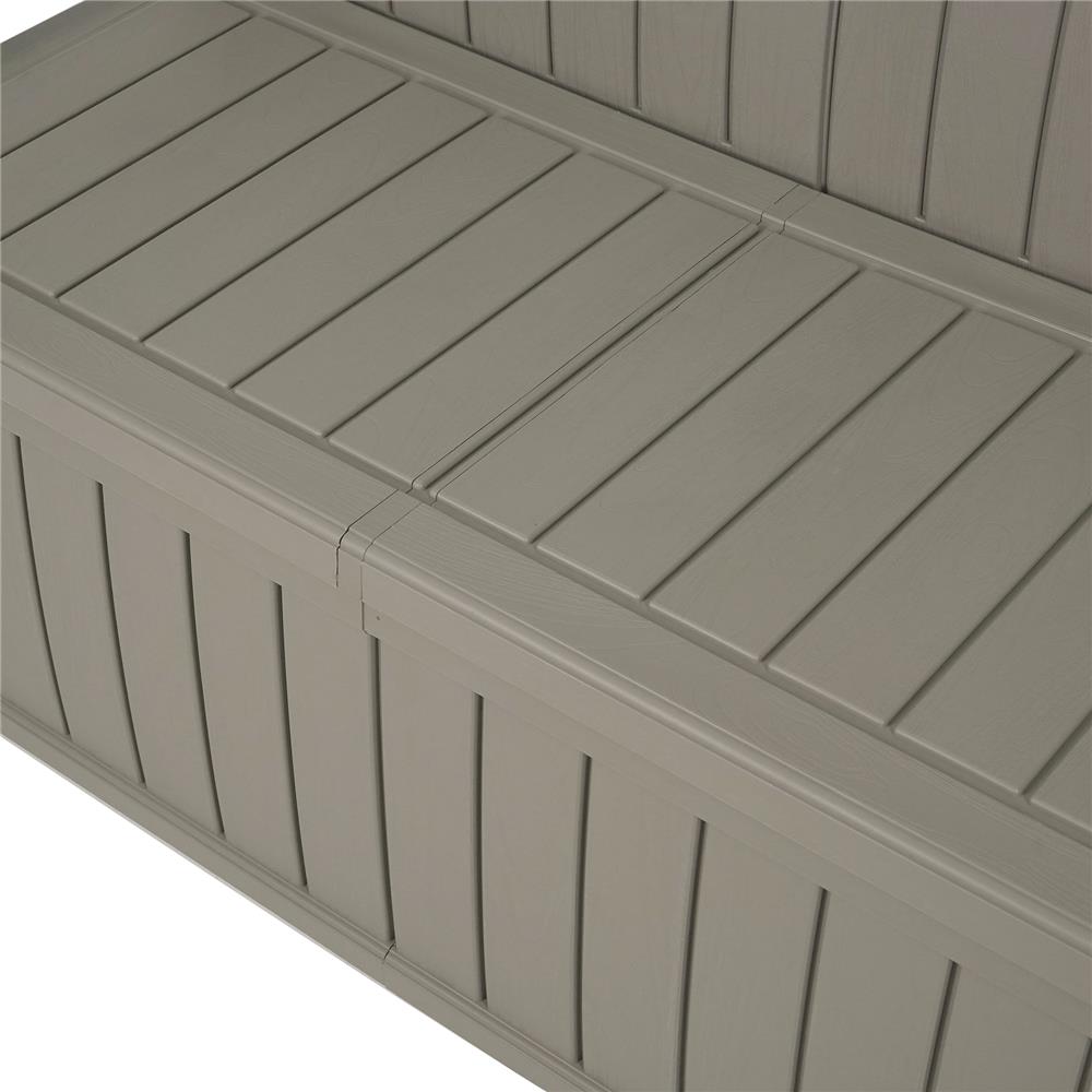 ม้านั่งเก็บของกลางแจ้ง 3 ที่นั่ง SPRING PORTOLA สีน้ำตาลอ่อน