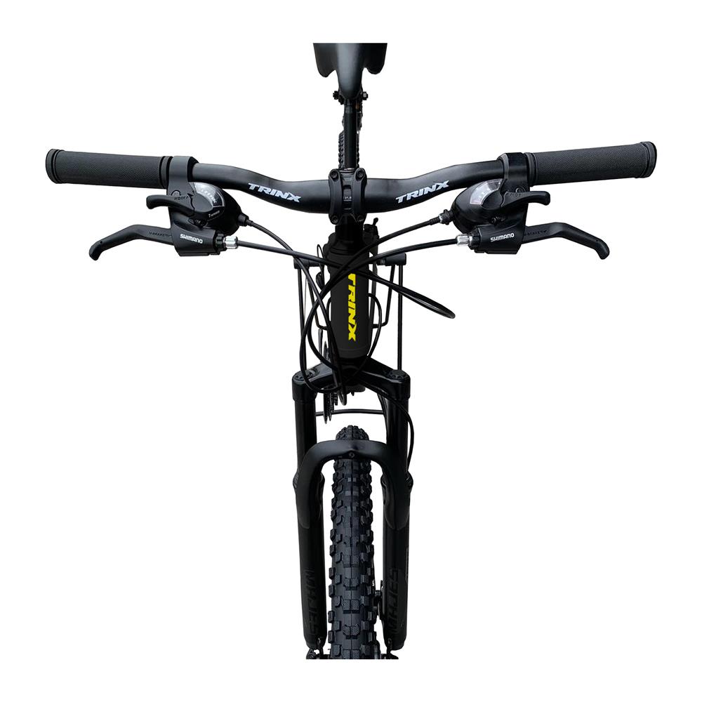 จักรยานเสือภูเขา 27.5 นิ้ว TRINX M088E สีดำด้าน/ทอง