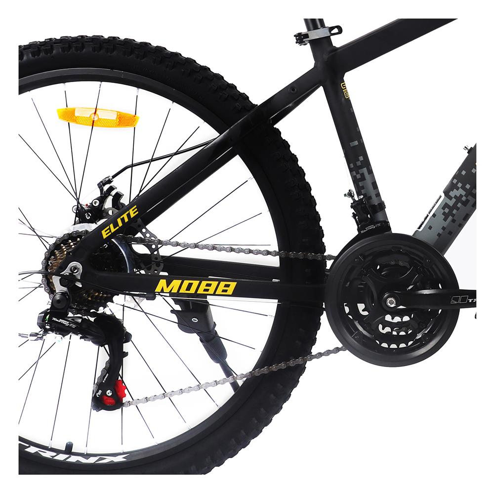 จักรยานเสือภูเขา 27.5 นิ้ว TRINX M088E สีดำด้าน/ทอง