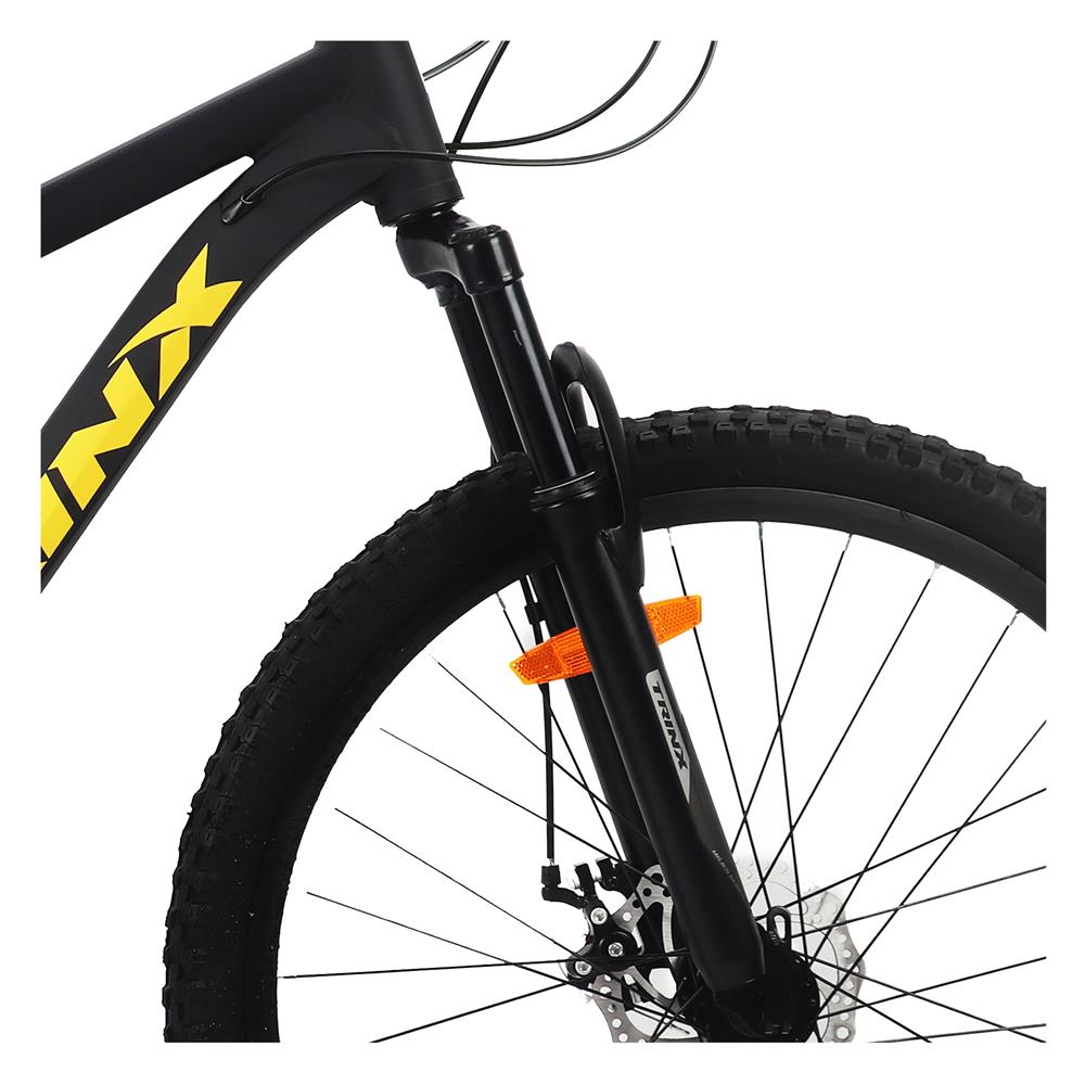 จักรยานเสือภูเขา 27.5 นิ้ว TRINX M088E สีดำด้าน/ทอง