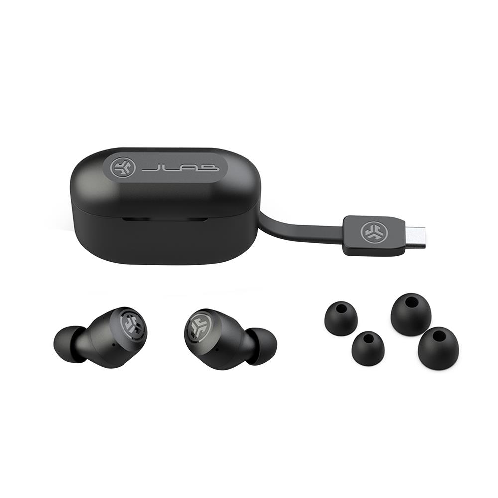 หูฟังไร้สาย JLAB GO POP+ สีดำ