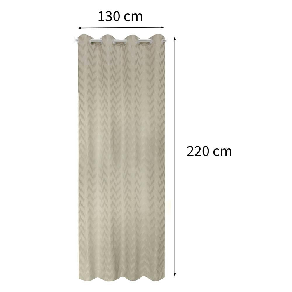 ผ้าม่าน EYELET HOME LIVING STYLE MARK UV 130X220 ซม. สีครีม