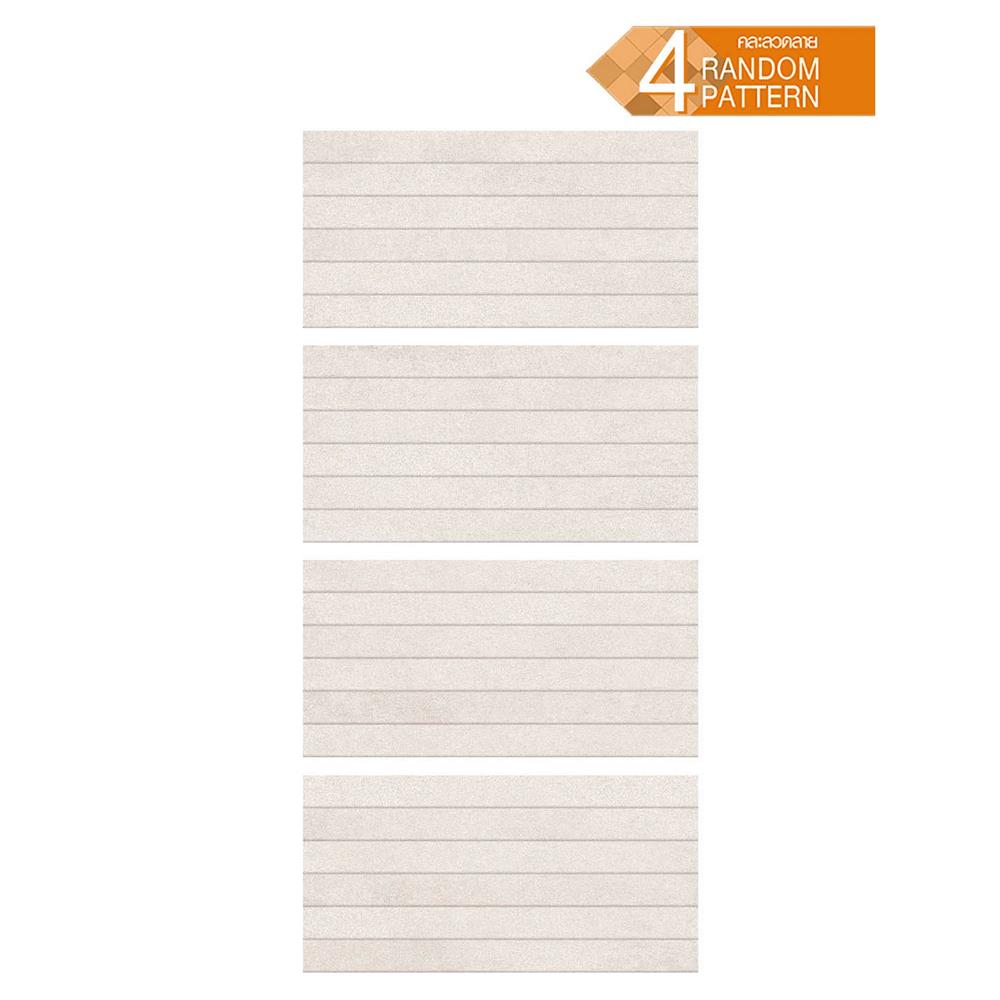 กระเบื้องผนัง 30x60 ซม. DURAGRES ไดร่า ไลเนอร์ โบน A 0.9 ตร.ม.