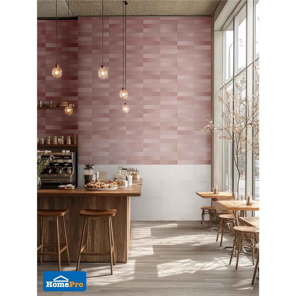 กระเบื้องผนัง 30x60 ซม. DURAGRES มาการอง คอรัล ชมพู A 0.9 ตร.ม.