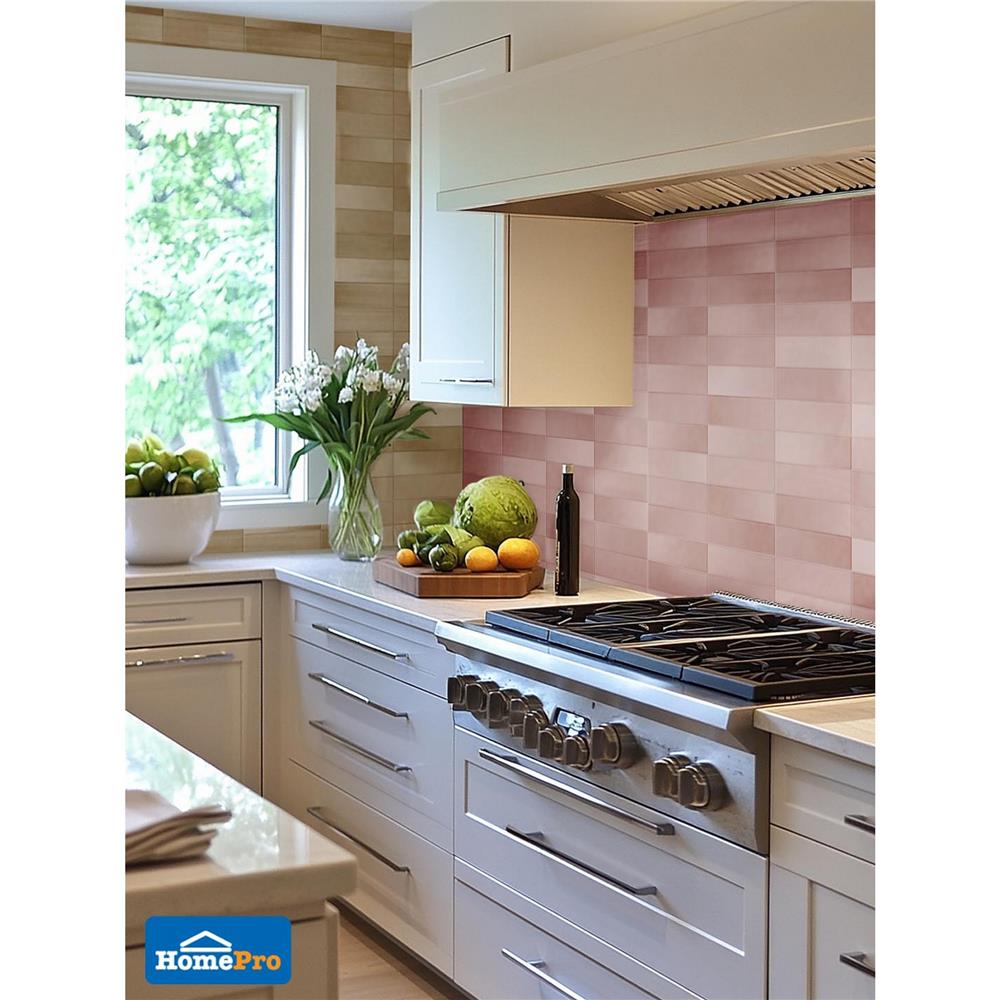 กระเบื้องผนัง 30x60 ซม. DURAGRES มาการอง คอรัล ชมพู A 0.9 ตร.ม.