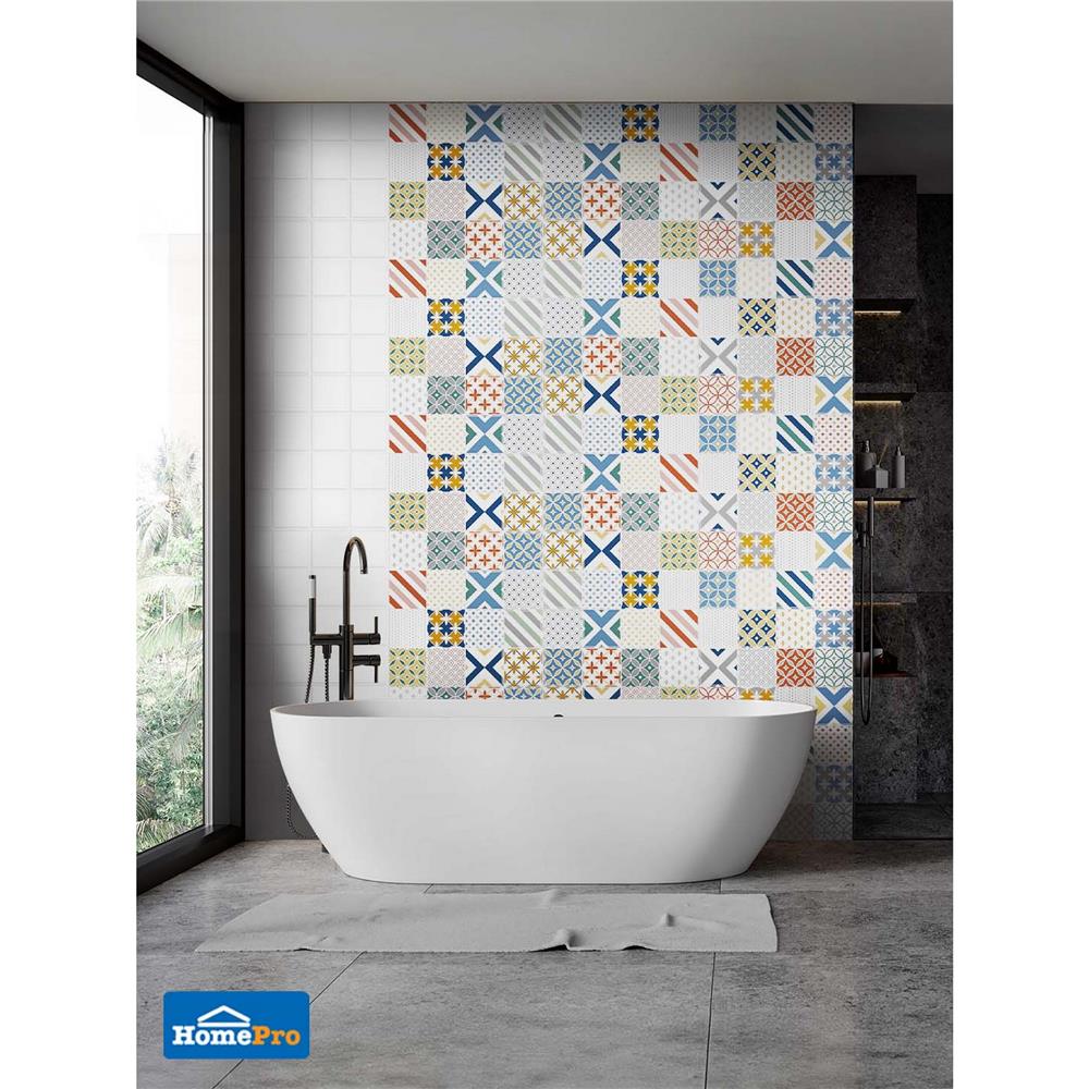 กระเบื้องผนัง 30x60 ซม. DURAGRES มอร์ริน คอรัล มัลติคัลเลอร์ A 0.9 ตร.ม.