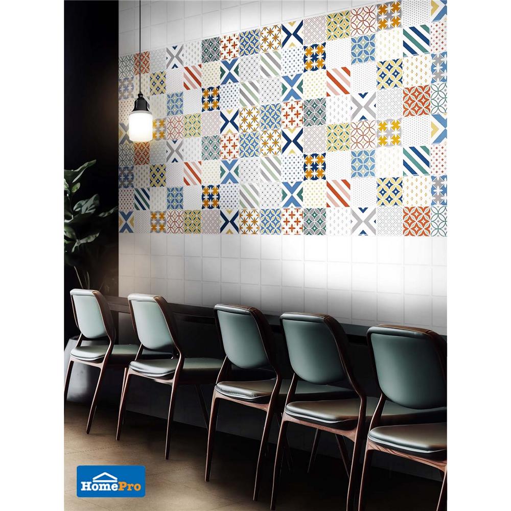 กระเบื้องผนัง 30x60 ซม. DURAGRES มอร์ริน คอรัล มัลติคัลเลอร์ A 0.9 ตร.ม.