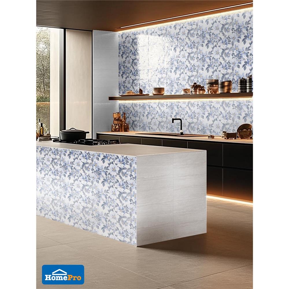 กระเบื้องผนัง 30x60 ซม. DURAGRES เบ็ตตี้ กลอรี่ ฟ้า A 0.9 ตร.ม.