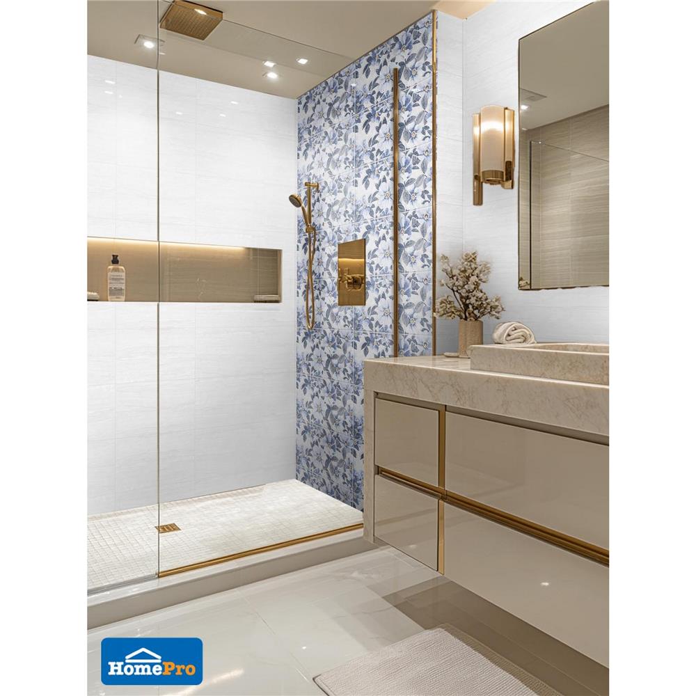 กระเบื้องผนัง 30x60 ซม. DURAGRES เบ็ตตี้ กลอรี่ ฟ้า A 0.9 ตร.ม.