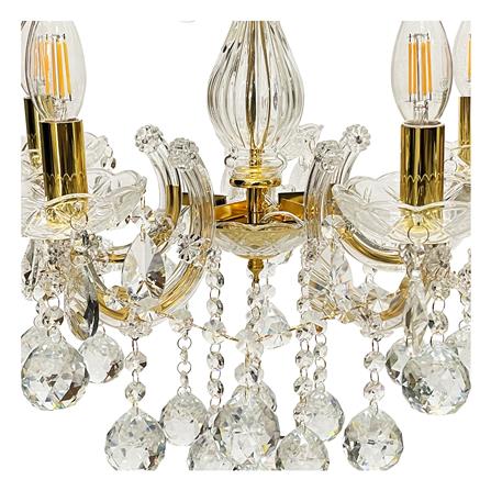 ไฟช่อ EVL CFC-11104 สีทอง/ใส 5 หัว_1