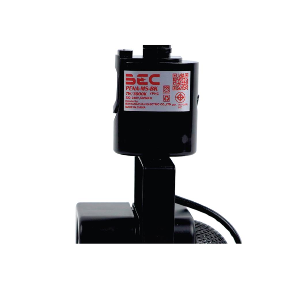 แทรคไลท์ LED BEC PENA-MS-BK 7 วัตต์ WARM WHITE สีดำ
