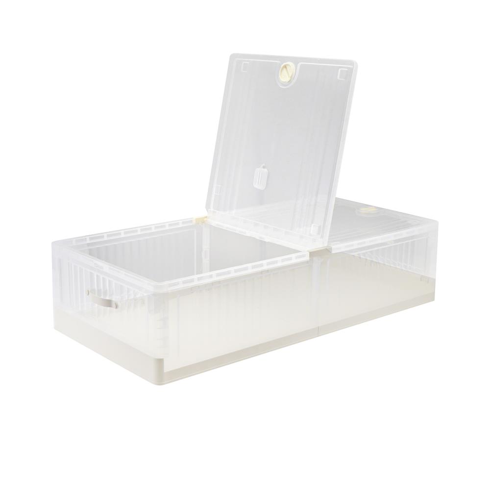 กล่องเก็บของใต้เตียง STACKO HASS SIZE M 99X49.5X25 ซม. สีขาว