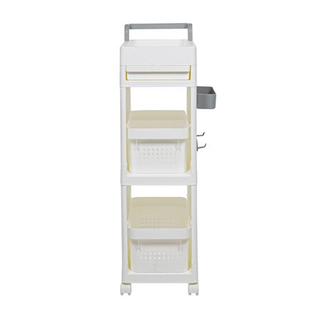 ชั้นวางของ 2 ชั้น STACKO TORI 25.3X41X87.5 ซม. สีขาว_2