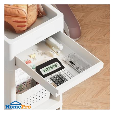 ชั้นวางของ 2 ชั้น STACKO TORI 25.3X41X87.5 ซม. สีขาว_7