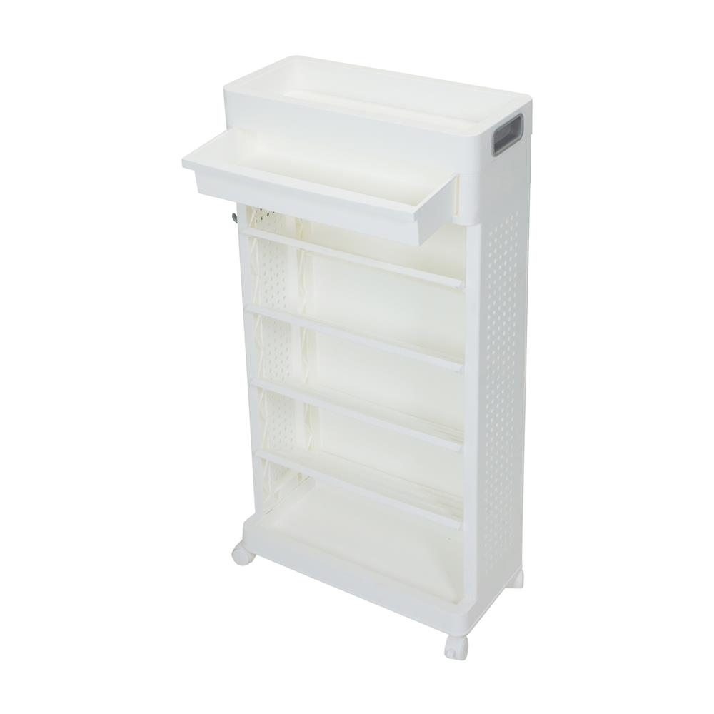 ชั้นวางหนังสือ 5 ชั้น STACKO TORI 40X18X77 ซม. สีขาว