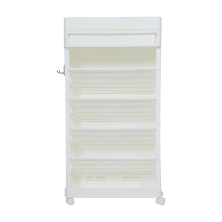 ชั้นวางหนังสือ 5 ชั้น STACKO TORI 40X18X77 ซม. สีขาว_2