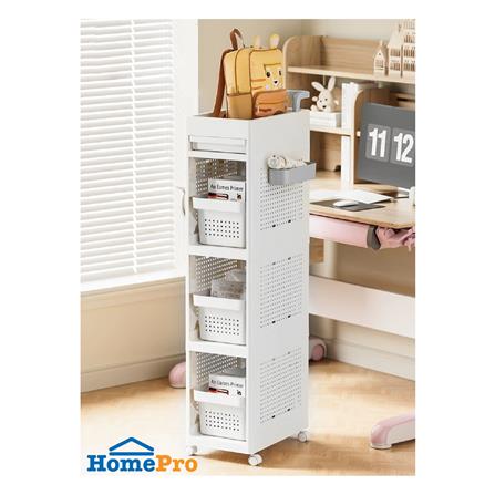 ชั้นวางของ 3 ชั้น STACKO TORI 25.3X41X119.7 ซม. สีขาว_5