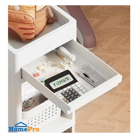 ชั้นวางของ 3 ชั้น STACKO TORI 25.3X41X119.7 ซม. สีขาว_6