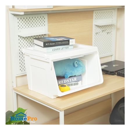 กล่องบานเปิด STACKO YUMI SIZE M 44X41X30.5 ซม. สีขาว_5