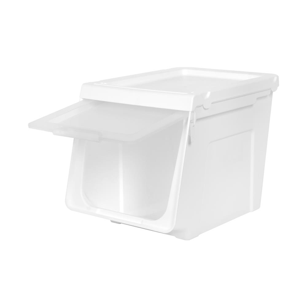 กล่องบานเปิด STACKO YUMI SIZE S 29.2X41X30.5 ซม. สีขาว