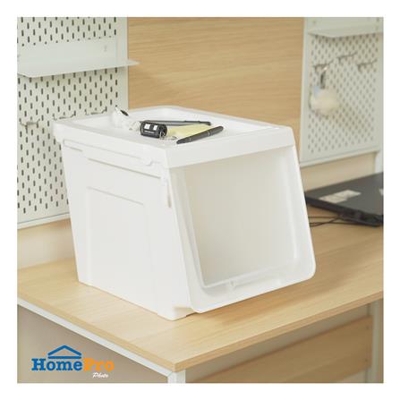 กล่องบานเปิด STACKO YUMI SIZE S 29.2X41X30.5 ซม. สีขาว_5