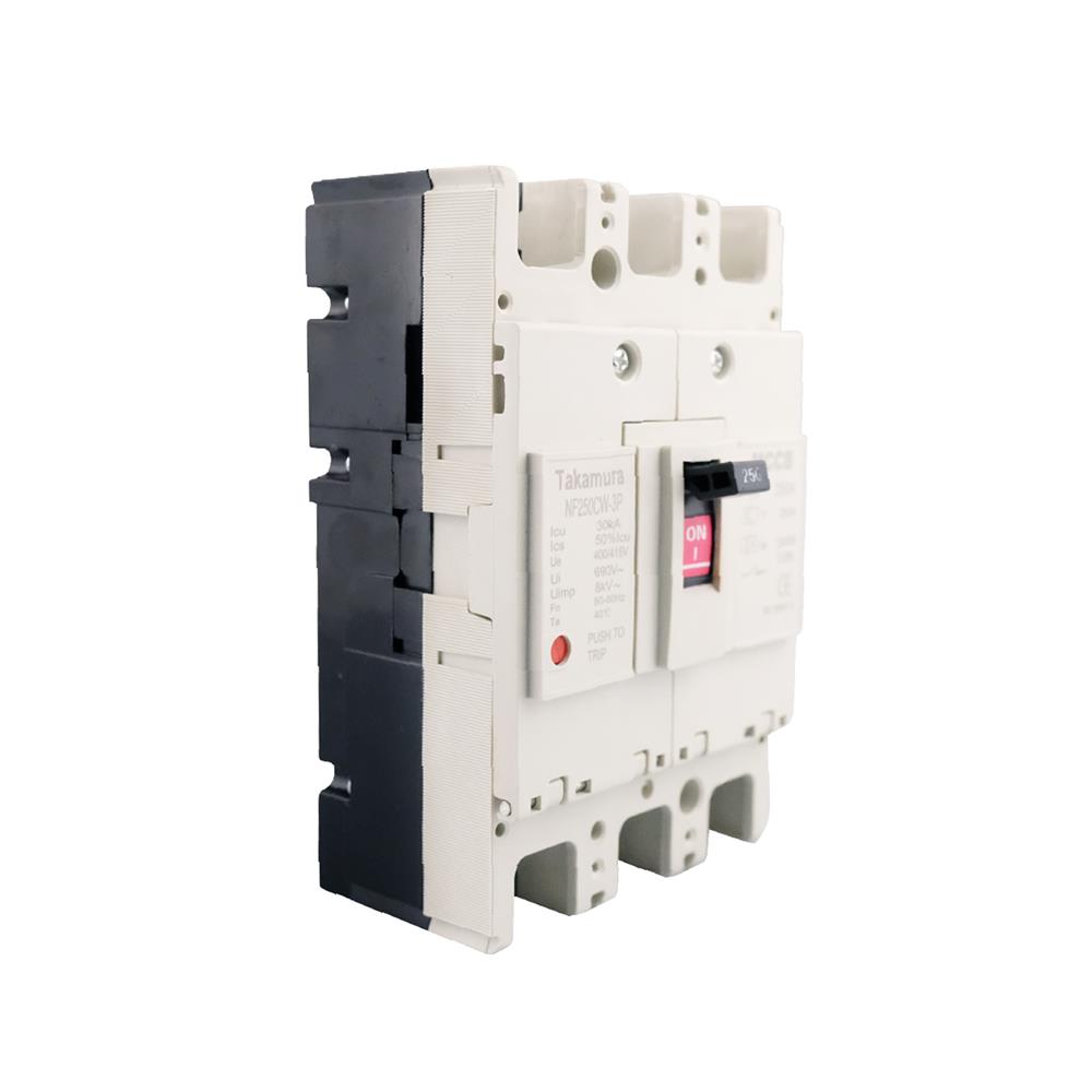 เซอร์กิตเบรกเกอร์ 3 โพล 3 เฟส TAKAMURA TNF250CW 250 แอมป์ 18 KA 380V
