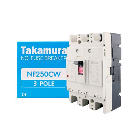 เซอร์กิตเบรกเกอร์ 3 โพล 3 เฟส TAKAMURA TNF250CW 250 แอมป์ 18 KA 380V_2