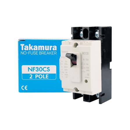 เซอร์กิตเบรกเกอร์ 2 โพล 1 เฟส TAKAMURA TNF30CS 30 แอมป์ 2.5 KA 220V_2