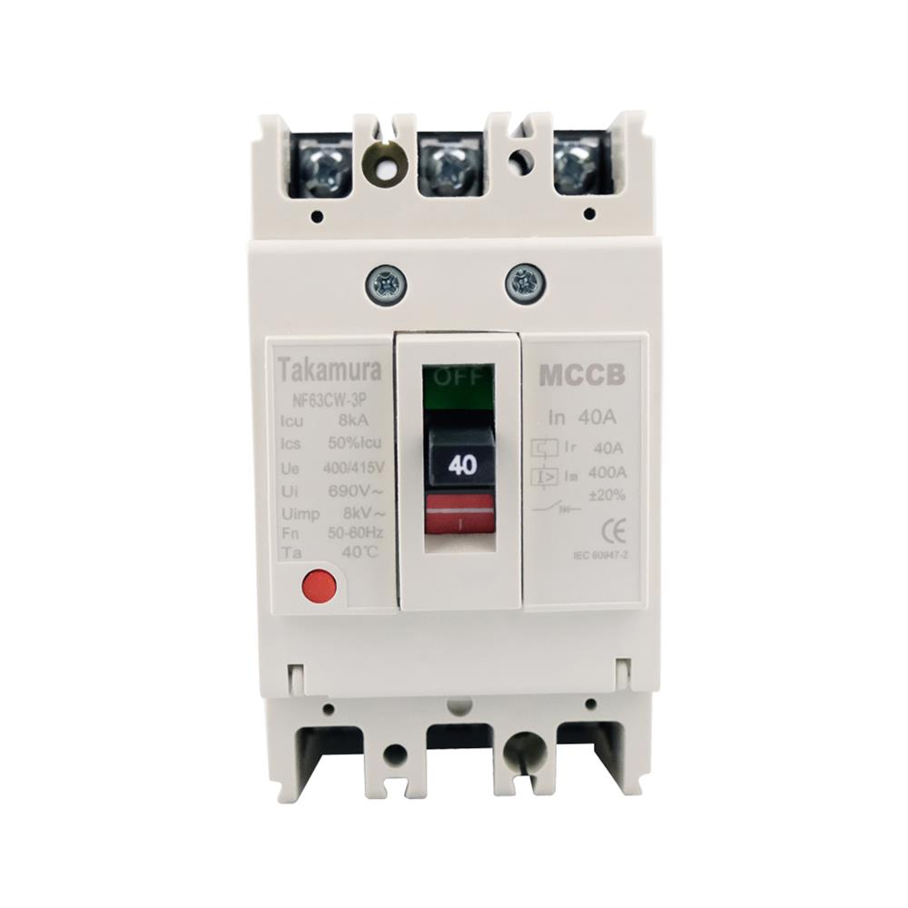 เซอร์กิตเบรกเกอร์ 3 โพล 3 เฟส TAKAMURA TNF63CW 40 แอมป์ 5 KA 380V
