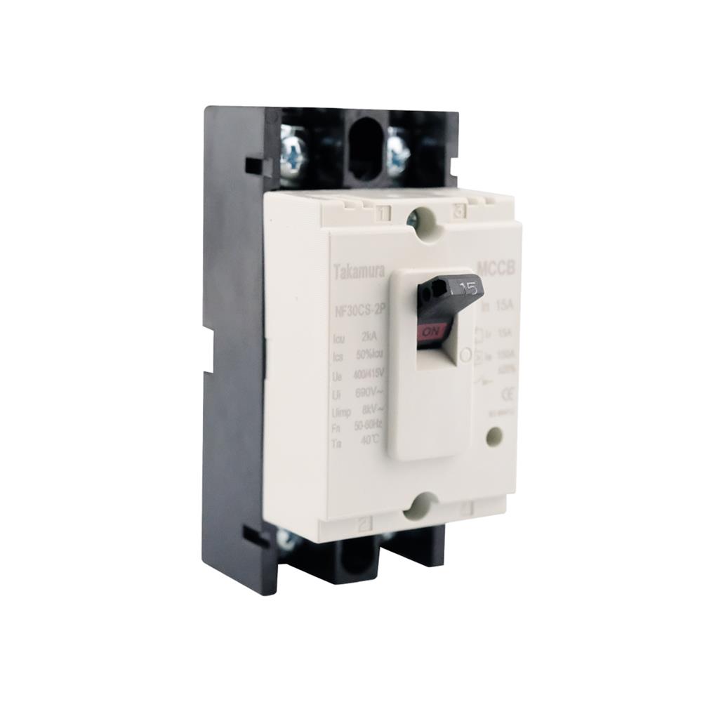 เซอร์กิตเบรกเกอร์ 2 โพล 1 เฟส TAKAMURA TNF30CS 15 แอมป์ 2.5 KA 220V