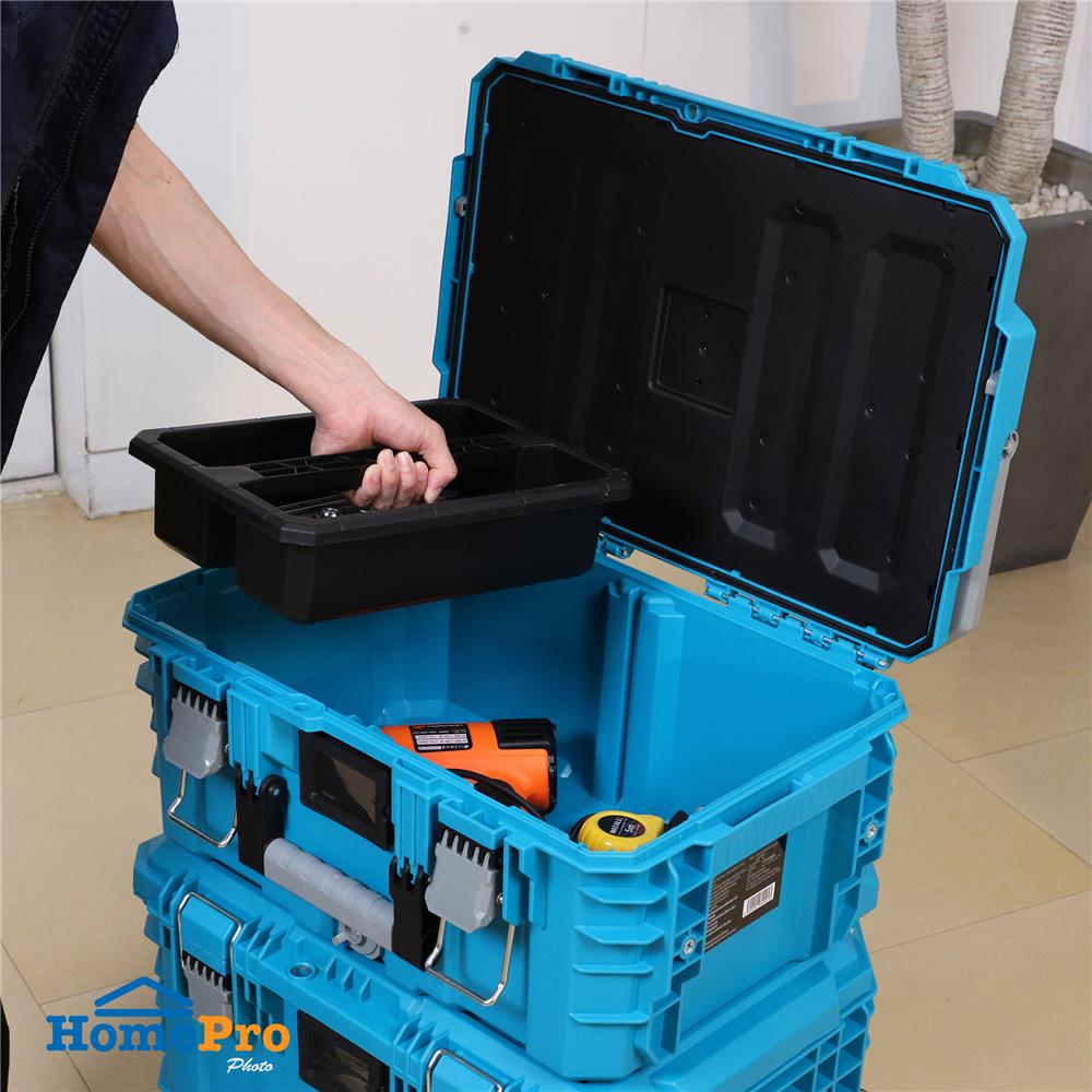 กล่องเครื่องมือ MATALL PRO HL6001-2 ขนาดใหญ่ สีเขียวน้ำทะเล