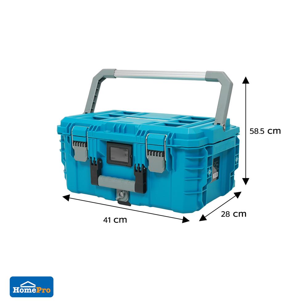 กล่องเครื่องมือ MATALL PRO HL6001-2 ขนาดใหญ่ สีเขียวน้ำทะเล