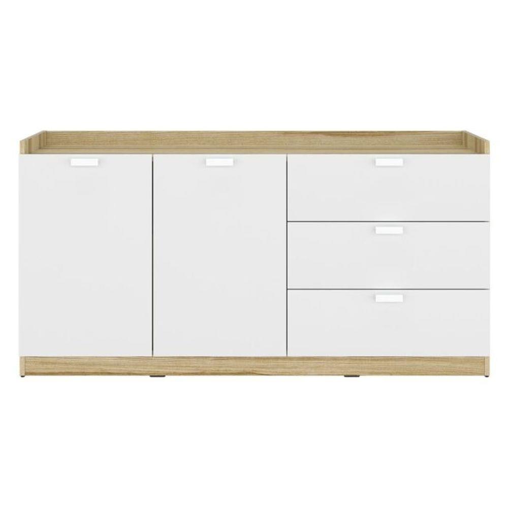 ตู้เตี้ยบานผสม KONCEPT MOLLY 9238229 140 ซม. สีน้ำตาล/ขาว