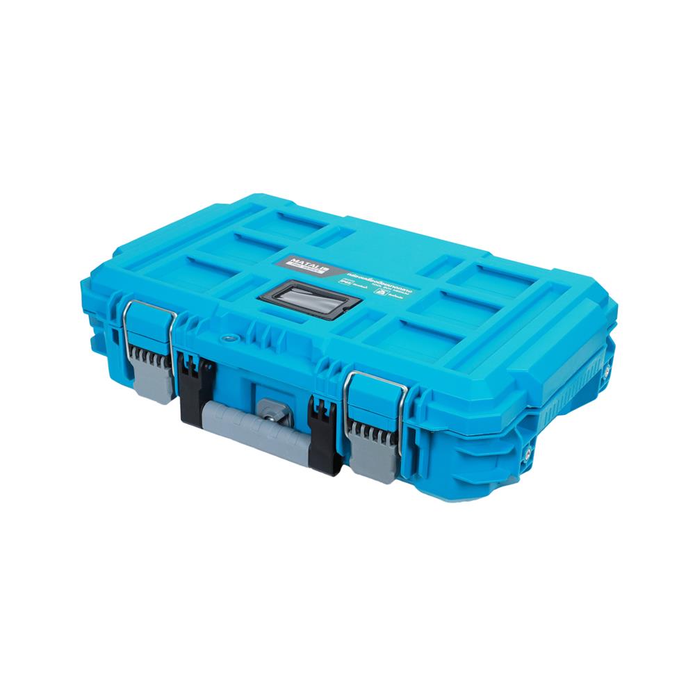 กล่องเครื่องมือ MATALL PRO HL6001-3 ขนาดกลาง สีเขียวน้ำทะเล
