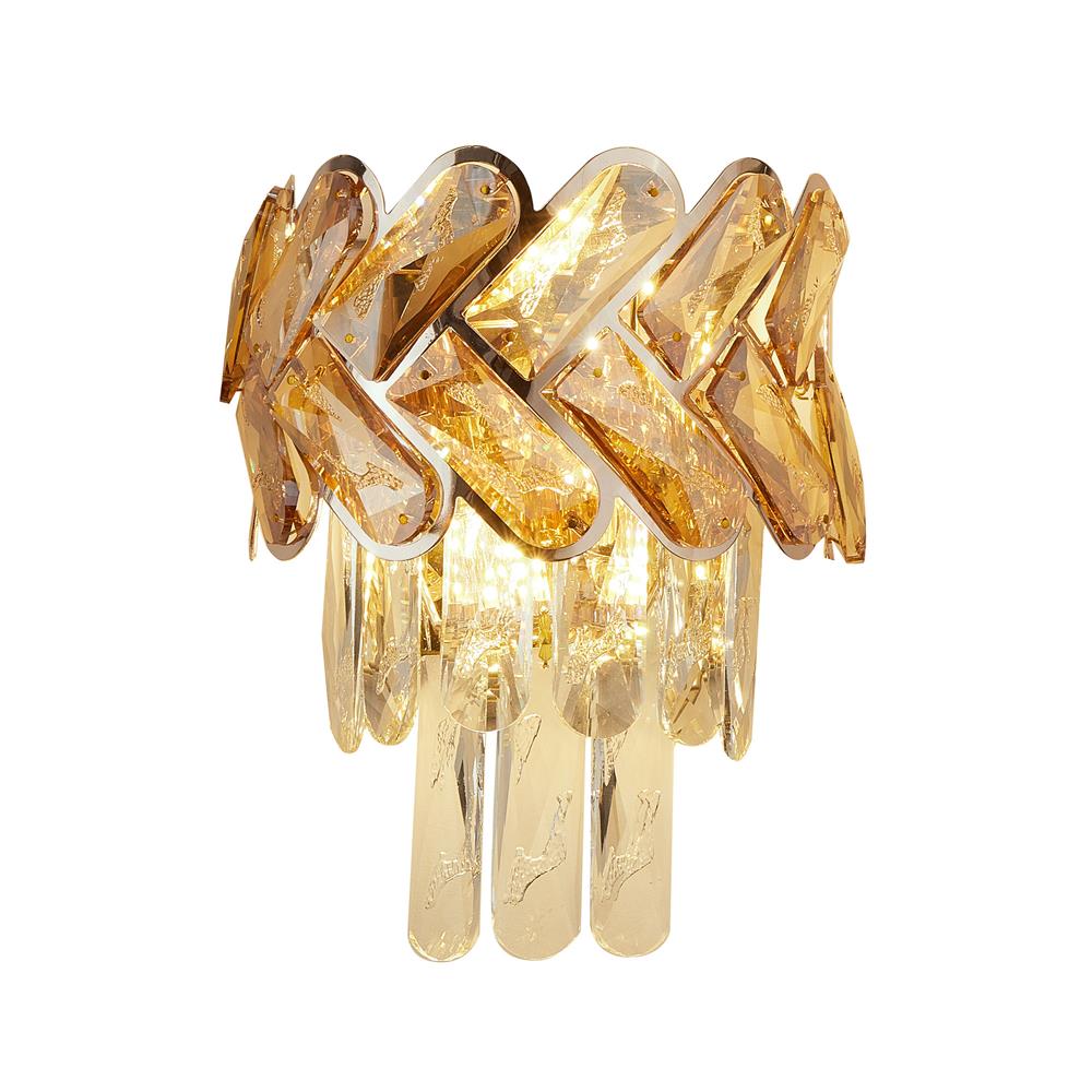 ไฟกิ่งภายใน CARINI KMB0028-2W สีน้ำตาล/ทอง/ใส 2 หัว