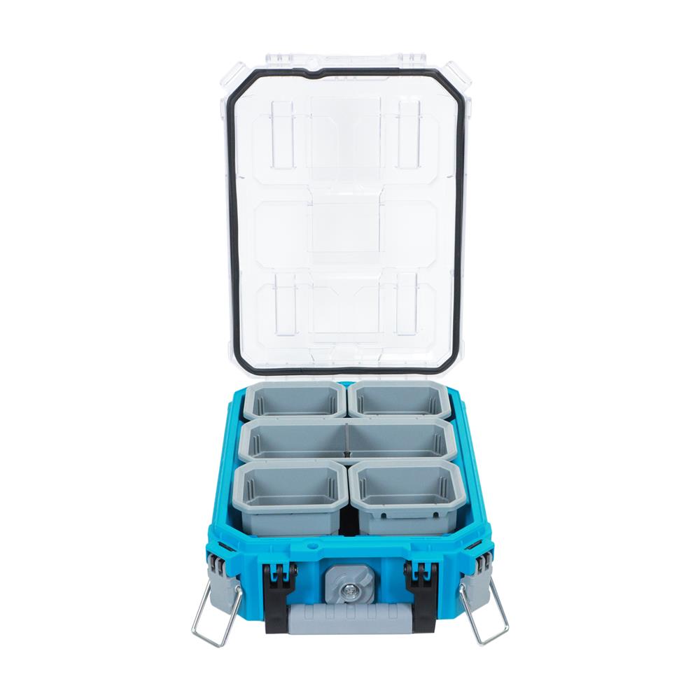 กล่องเครื่องมือใส่อะไหล่ 5 ช่อง MATALL PRO HL6001-5 สีเขียวน้ำทะเล