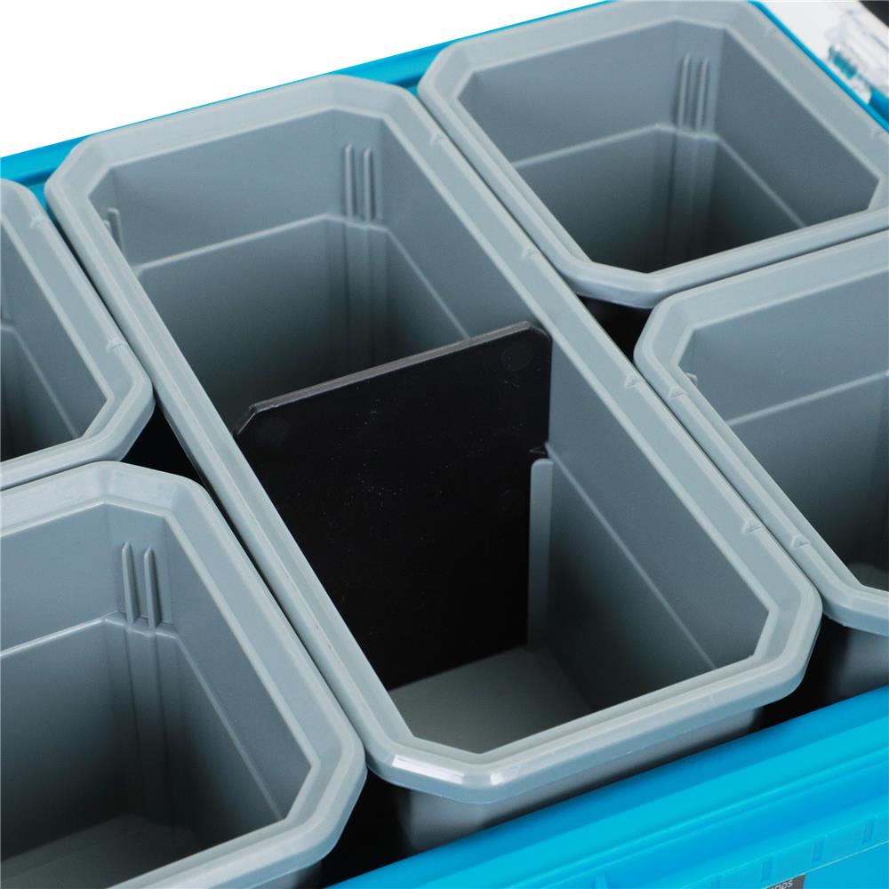 กล่องเครื่องมือใส่อะไหล่ 5 ช่อง MATALL PRO HL6001-5 สีเขียวน้ำทะเล